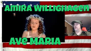 Amira Willighagen - Ave Maria - for English-speaking viewers - REACTION - omg she did it again!