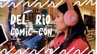 Artist Alley VLOG Del Rio Comic-Con🎮