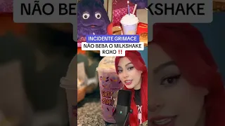 Não BEBA o MILKSHAKE ROXO! #medo #creepypasta #teoria #grimaceshake