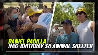 Daniel Padilla nag-birthday kasama ang mga abandonadong aso at pusa | ABS CBN News