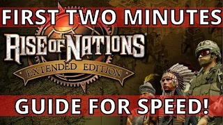 RISE OF NATIONS | Speed guide! (first two minutes)