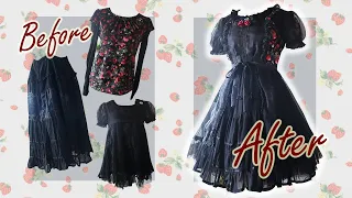 Thrift Flip: Bittersweet Berries Lolita Fashion Set