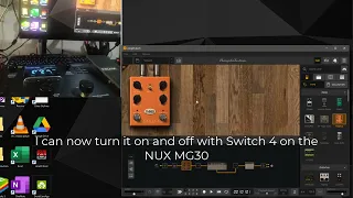 Using NUX MG-30 as a MIDI Controller