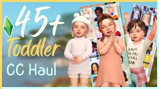 45 + Toddler CC Finds | The Sims 4 Custom Content Haul    Links Included