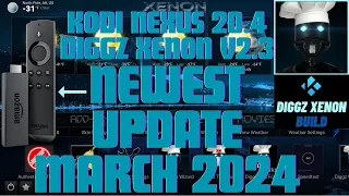 Newest Working Kodi Build Diggz Xenon Free Update March 2024!