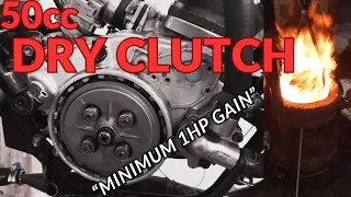 20 horsepower moped part 22: making a dry clutch