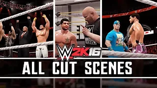 WWE 2K16 - ALL CUT SCENES - MyCareer Mode