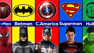 Popular Logo Of Superheroes