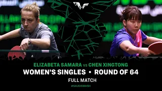 FULL MATCH | Elizabeta SAMARA vs CHEN Xingtong | WS R64 | #SaudiSmash 2024