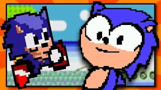 Sonic, but the Sprites Were Drawn in MS Paint! - Hilarious Sonic 1 Rom Hack