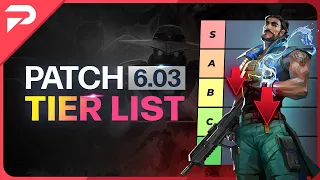 NEW UPDATE: BEST Agents Tier List! - Valorant Patch 6.03