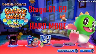 Bubble Bobble 4 Friends - Stage 61-69 + Boss! Solo Gameplay [Bedside Bonanza] HARD MODE!