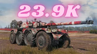 Panhard EBR 105 - 23.9K Damage Spot World of Tanks