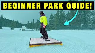 Beginner Terrain Park Tour, Feature Breakdown + 3 Park Drills