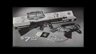 TOMMY BURST GUN by Mattel Toys Commercial.  1960's