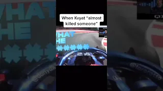 When Kvyat Almost Killed Someone😱