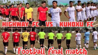 WSSA Football final match || Kuhoxu fc (Niuland area) vs HASSA fc (highway area) at Niuland Town