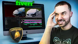 CONTRATEI EDITORES no FIVERR para fazer EDIT'S do LAMBORGHINI !