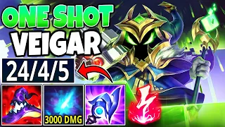 I BROKE VEIGAR WITH THIS ABSOLUTE ONE-SHOT BUILD (INSANE BURST) - League of Legends