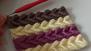 WOw! an eye-catching crochet pattern /easy baby blanket bedspread pattern