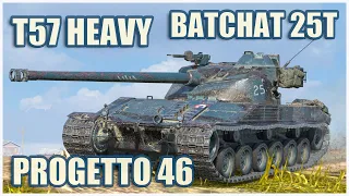 T57 Heavy, Bat.-Châtillon 25 t & Progetto 46 • RASEINIAI HEROES WoT Blitz