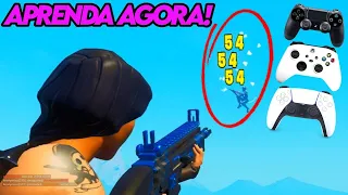 COMO DEIXAR a MIRA 10X MELHOR NO CONTROLE!  MELHOR CONFIGURAÇÃO de FORTNITE para CONSOLES! (PS/XBOX)