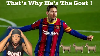The Lebron Of Soccer ? Nba Fan First Time Reacting to Messi Highlights