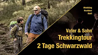 2 Tage Trekkingtour mit Zelt | Schwarzwald | Vater & Sohn