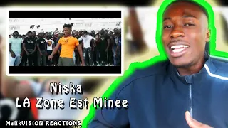 French Rap Reaction! Niska La Zone Est Minee Reaction! | MalikVISION