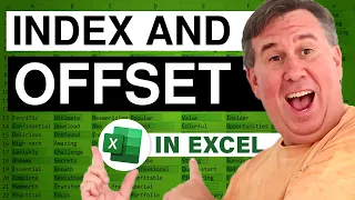 Excel - INDEX & OFFSET Functions in Excel - Retrieve Data Dynamically - Episode 485