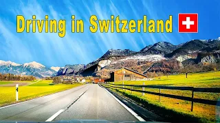 Driving in Switzerland | from Chur to Balzers in Liechtenstein