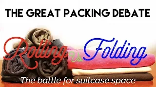 Packing Tips - Rolling or Folding