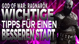 God of War Ragnarök ❎ Wichtige Tipps für ein besseren Start
