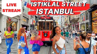 LIVE !! ISTIKLAL STREET ISTANBUL 4K WALKING TOUR #istiklalstreet