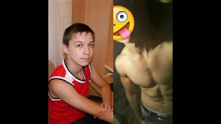 Трансформация тела за 2 года | 2 Year Natural Transformation | 14-16 Years Old