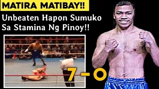 MATIRA MATIBAY UNBEATEN NA HAPON SUMUKO SA PINOY BOXER ALIAS "LITTLE GIANT"