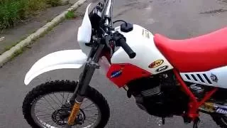 Yamaha TT 350 -  1996 sound and general look