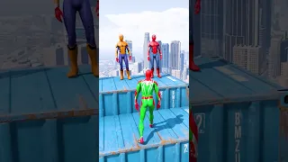 GTA 5 Epic Water Ragdolls | Spider-Man Jumps / Fails ep.135 #shorts