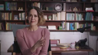 GLASS "Dr Ellie Staple" Behind The Scenes Sarah Paulson Interview