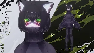 ◆Live2D◆汎用モデルHideScat-黒猫Q-◆Showcase◆