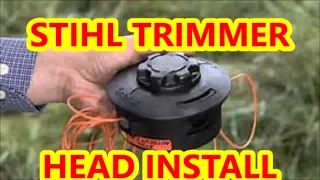 THEMOWERMEDIC1 MINUTE /  STIHL FS55 TRIMMER HEAD INSTALL