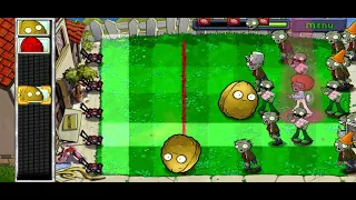 PVZ ONLY USING (WALLNUT BOWLING) TO THROW ZOMBIE