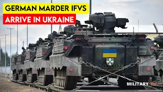 German Marder IFVs Arrive in Ukraine
