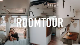 Campervan ROOM TOUR 🚐 | Ford Transit DIY Campervan Selbstausbau | Leben im Campervan | VAN TOUR