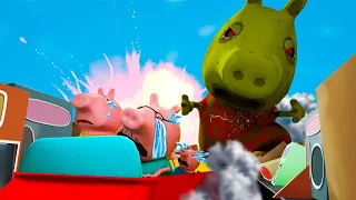 PEPPA PIG SAD STORY : Zombie Apocalypse, DADDY MOMMY RUN NOW🧟‍♀️  Peppa Pig 3D Funny Animation