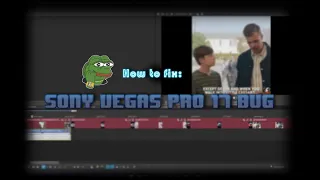 Sony Vegas Pro 17 Bug | MP4 videos not having any sound? How to fix it! | Tutorial
