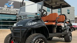 ICON Electric Vehicles LITHIUM Battery Golf Carts! ECOBattery Lithium