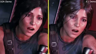 Shadow of the Tomb Raider E3 2018 Demo vs IGN First 15 Minutes Demo Early Graphics Comparison