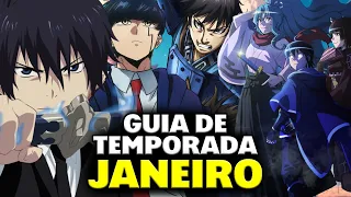 NOVOS ANIMES DE JANEIRO DE 2024 - GUIA DE TEMPORADA - JANEIRO 2024