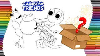 RAINBOW FRIENDS Coloring Pages / Color all the bosses + Ending Chapter  11 / NCS MUSIC